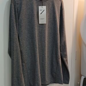 HC Men's Charcoal Long Sleeve Tee